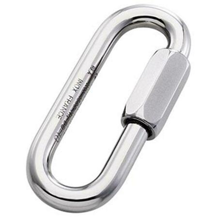 MAILLON RAPIDE Steel Quick Link Long Stainless Plated, 7 mm. 119352